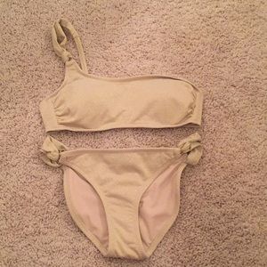 One Shoulder Sports Illustrated Bikini Set